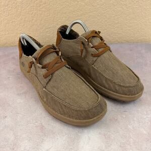 Skechers Relaxed Fit Melson-Planon Brown Slip-On Shoes/Loafers, Men's Size 9